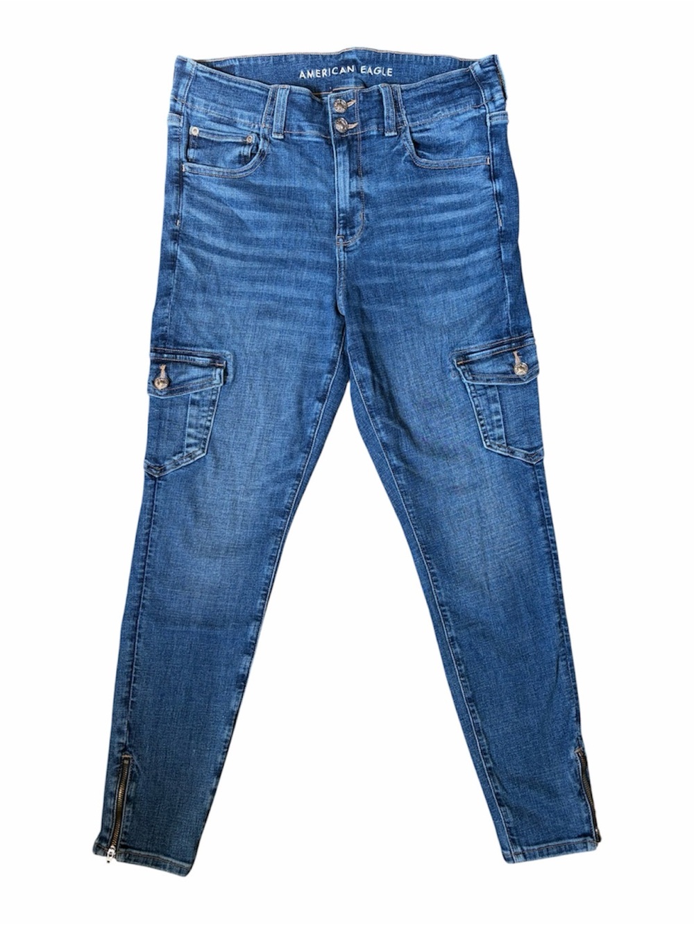 American Eagle Cargo Side Pocket High-Rise Jeggings